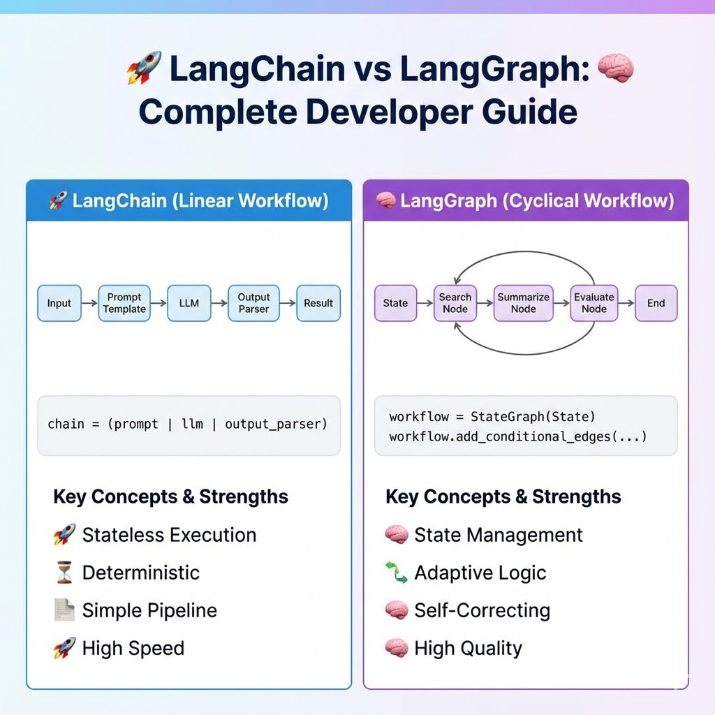 LangChain-Vs-LangGraph